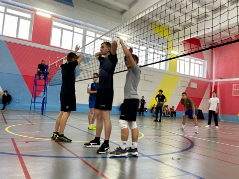 Муниципальный этап областной спартакиады по волейболу среди юношей.